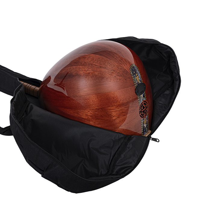 Maun Ağacı Gövde Sedef Klavye Kısa Sap EQ Sistemli Bağlama